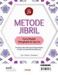 Image of Metode Jibril: Cara Mudah Menghafal Al-Qur'an Juz 29