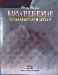 Image of Karya tulis ilmiah siswa madrasah aliyah