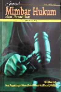 Image of Jurnal mimbar hukum dan peradilan