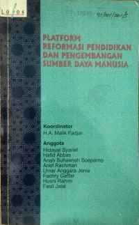 Image of Platform reformasi pendidikan dan pengembangan sumber daya manusia