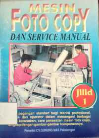 Image of Mesin foto copy dan service manual