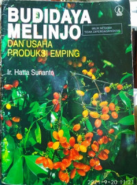 Image of Budidaya melinjo dan usaha produksi emping
