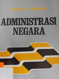 Image of Administrasi negara : Public Administration